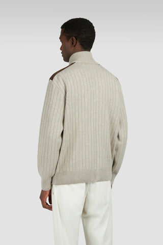 Paul & Shark - Wool and cashmere zip cardigan