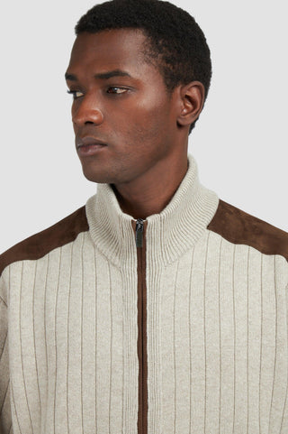 Paul & Shark - Wool and cashmere zip cardigan