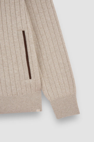 Paul & Shark - Wool and cashmere zip cardigan