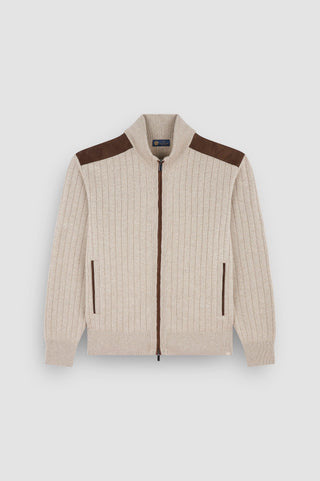 Paul & Shark - Wool and cashmere zip cardigan