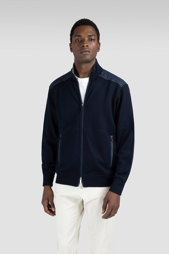 Paul & Shark - Typhoon Platinum wool cardigan