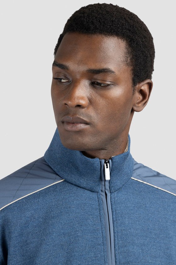 Paul & Shark - Typhoon Platinum wool cardigan