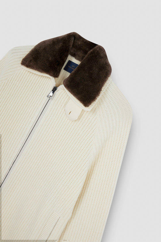 Paul & Shark - Cardigan zip laine RE-Wool