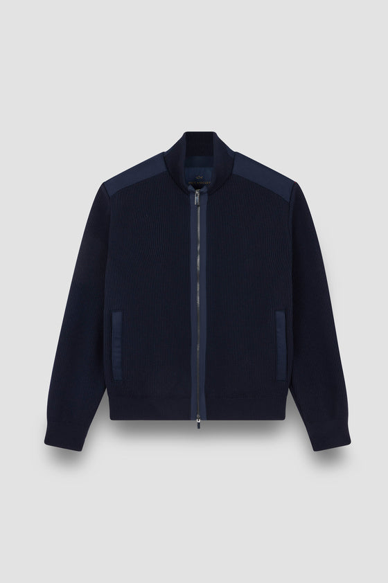 Paul & Shark - Wool-lined cardigan Typhoon RE-4X4 Stretch