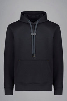  Paul & Shark - Tech Fleece Hoody with Leather Badge