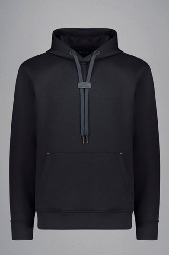 Paul & Shark - Tech Fleece Hoody with Leather Badge