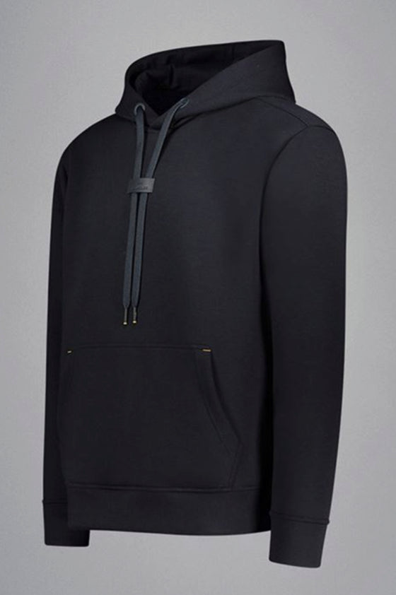 Paul & Shark - Tech Fleece Hoody with Leather Badge