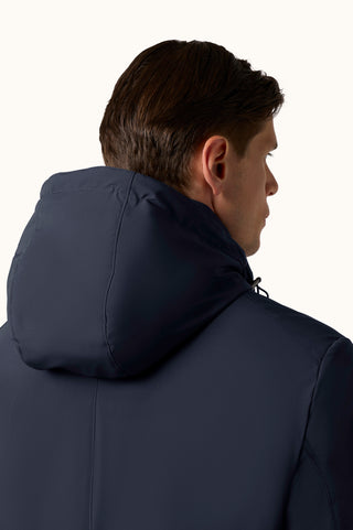 Paul & Shark - Carcoat Typhoon Re-4X4 STRETCH avec détails de suède