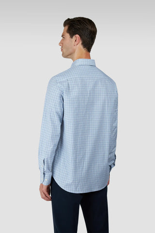 Paul & Shark - Chemise à carreaux de twill de coton