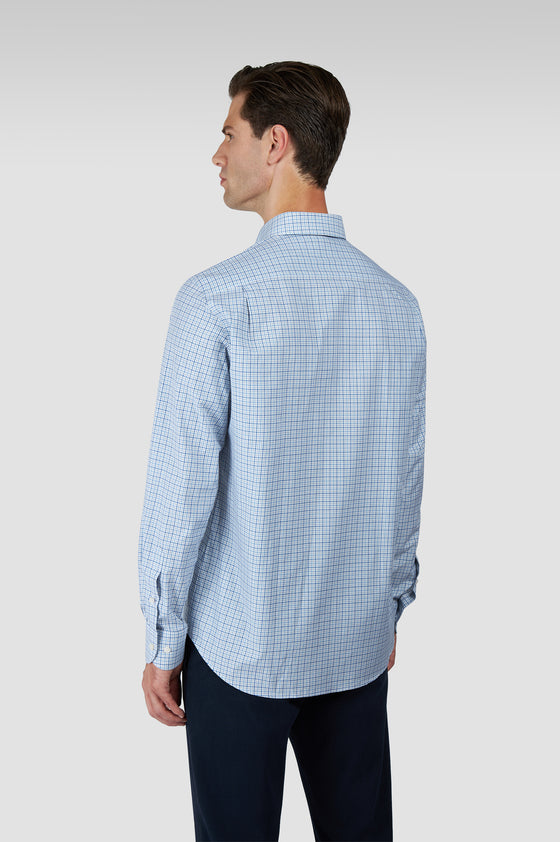 Paul & Shark - Cotton twill checkered shirt