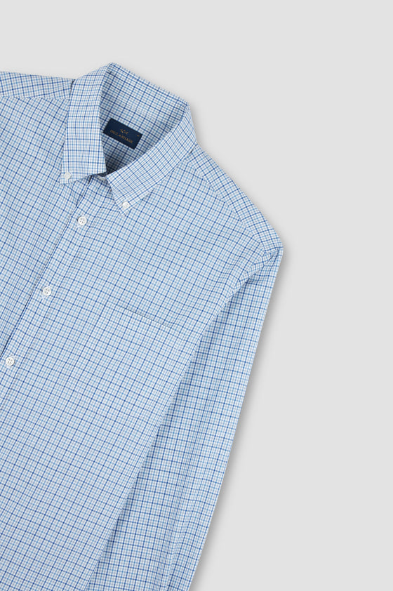 Paul & Shark - Cotton twill checkered shirt