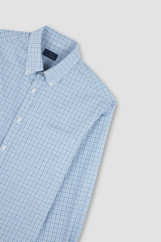 Paul & Shark - Chemise à carreaux de twill de coton