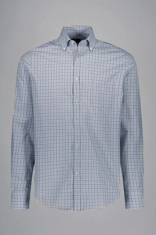 Paul & Shark - Chemise à carreaux de twill de coton