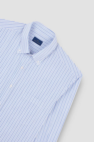 Paul & Shark - Chemise à rayures de twill de coton