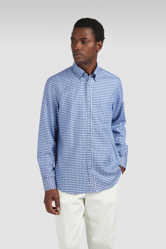 Paul & Shark - Cotton gingham shirt Silver Collection
