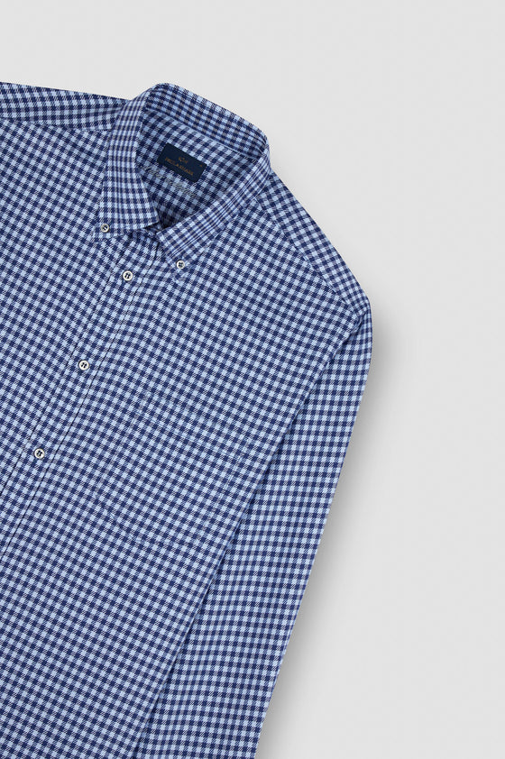 Paul & Shark - Cotton gingham shirt Silver Collection