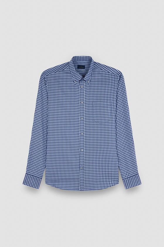 Paul & Shark - Cotton gingham shirt Silver Collection