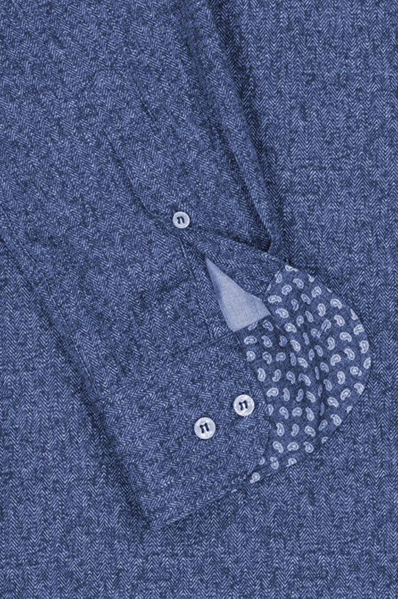 Paul & Shark - Cotton poplin patterned shirt