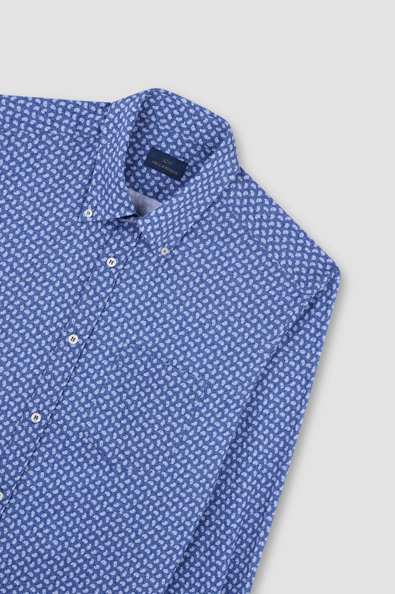 Paul & Shark - Paisley cotton poplin shirt