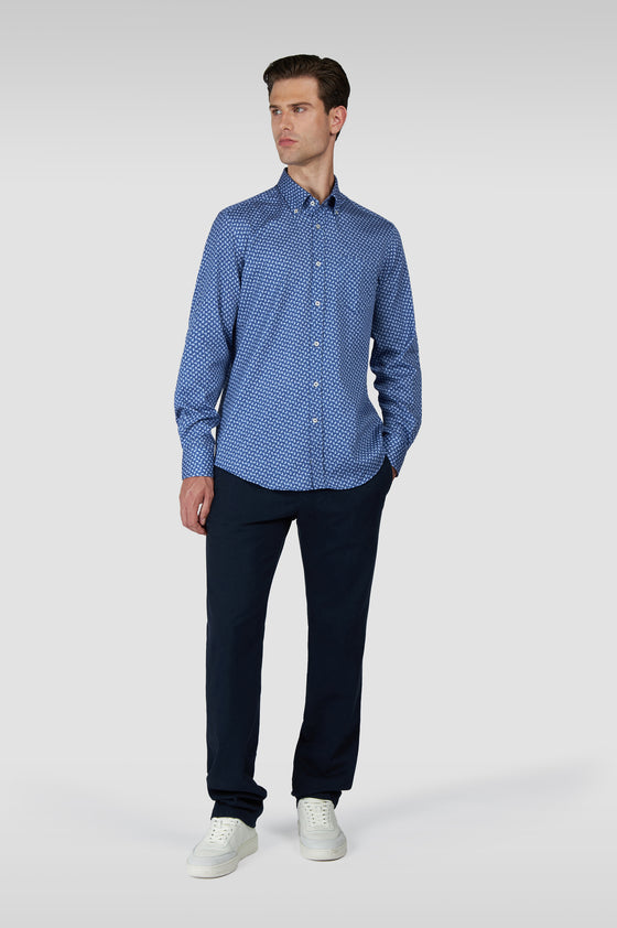 Paul & Shark - Paisley cotton poplin shirt