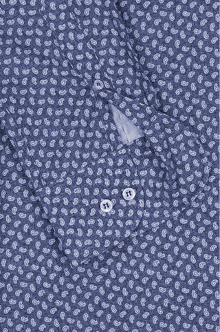 Paul & Shark - Chemise paisley de poplin de coton