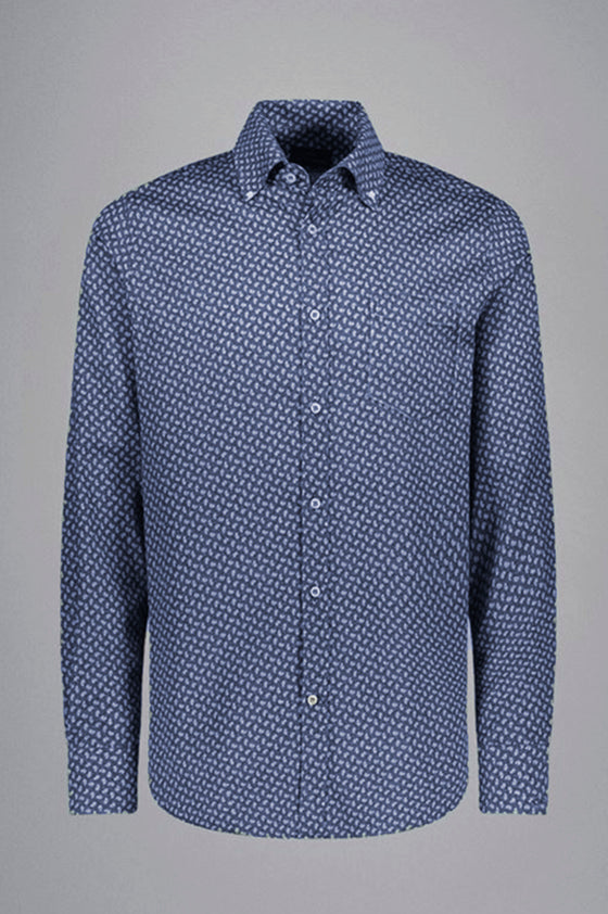 Paul & Shark - Paisley cotton poplin shirt