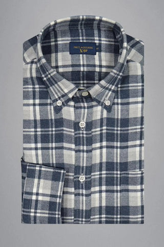 Paul & Shark - Chemise à careaux de flanelle Xsoft