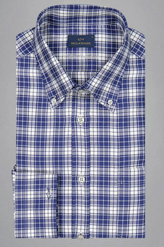Paul & Shark - Chemise à carreaux de coton Silver Collection