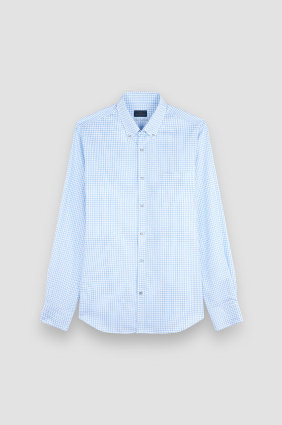 Paul & Shark - Silver Collection Cotton Checkered Shirt