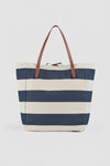 Paul & Shark - Sac de plage rayé de canvas de coton
