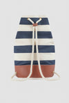 Paul & Shark - Sac baluchon rayé de canvas de coton