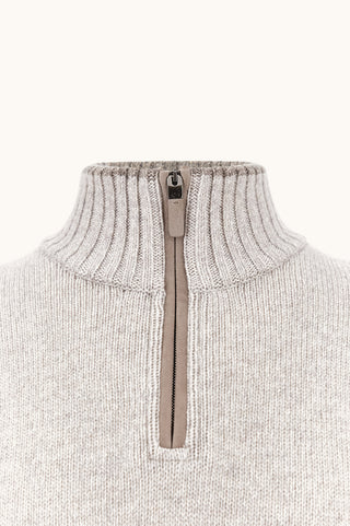 Paul & Shark - Chandail col zip de laine et cachemire