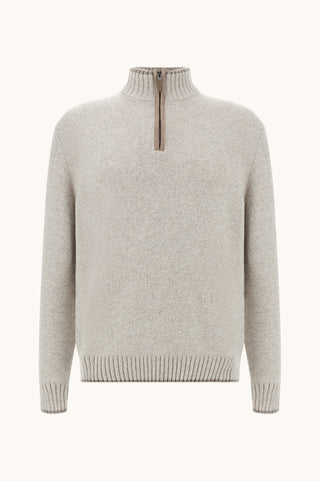 Paul & Shark - Chandail col zip de laine et cachemire