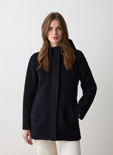  Colmar - Manteau court en drap de laine pour femme