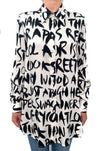 VLT's by Valentina's - 646 - GRAFFITIS viscose long sleeve blouse