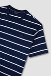 Paul & Shark - Short-sleeved striped mercerized cotton T-shirt