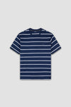 Paul & Shark - Short-sleeved striped mercerized cotton T-shirt