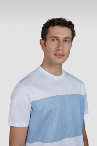 Paul & Shark - Short sleeve striped cotton T-shirt Riviera