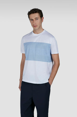 Paul & Shark - Short sleeve striped cotton T-shirt Riviera
