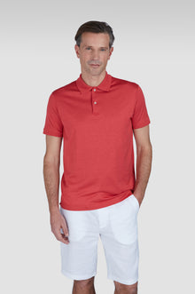  Paul & Shark - Short-sleeved silk and cotton polo