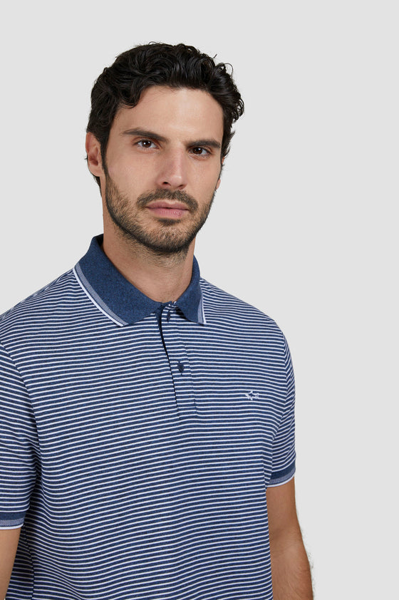 Paul & Shark - Polo rayé manches courtes coton piqué