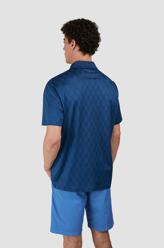 Paul & Shark - Jacquard cotton short-sleeved polo shirt