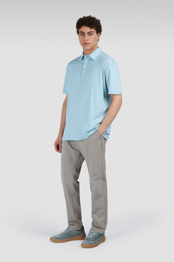 Paul & Shark - Short sleeve polo shirt made of cotton and lyocell XSoft