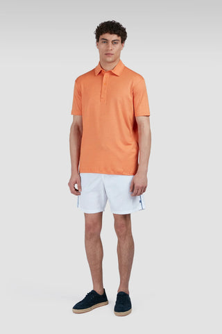 Paul & Shark - Short sleeve polo shirt made of cotton and lyocell XSoft