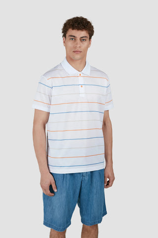 Paul & Shark - Polo manches courtes de coton double mercerisé