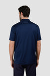 Paul & Shark - Short Sleeve Zip Polo Shirt in Double Mercerized Cotton