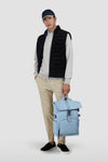 Paul & Shark - Fresco cotton round-neck sweater with linen shoulder appliques