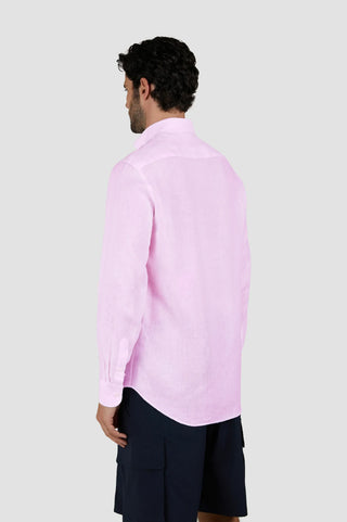 Paul & Shark - Solid long sleeve linen shirt