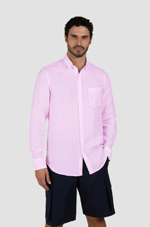  Paul & Shark - Chemise de lin manches longues unie