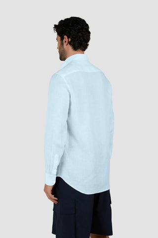Paul & Shark - Solid long sleeve linen shirt